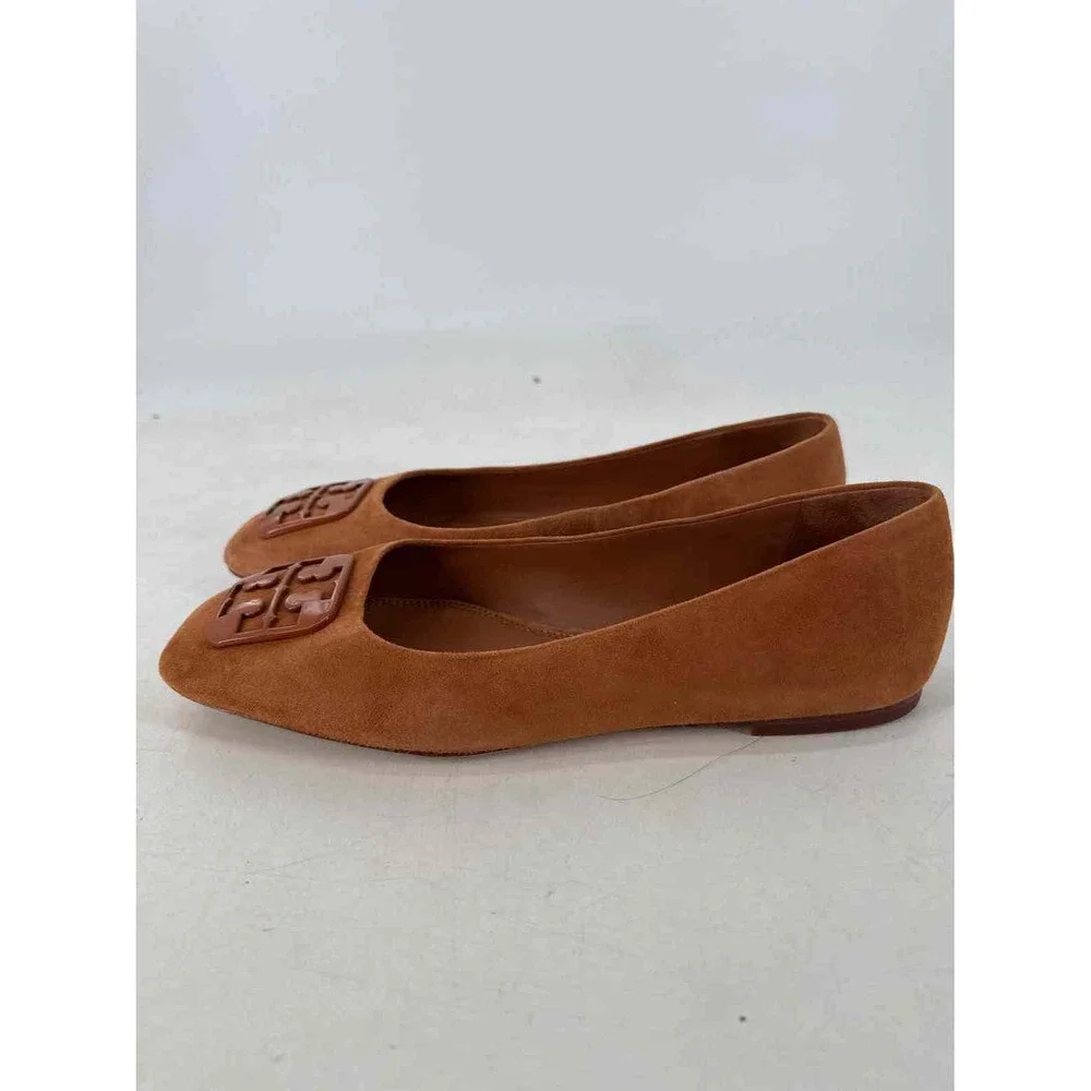 Shoe Size 9 Tory Burch Brown Suede Flats